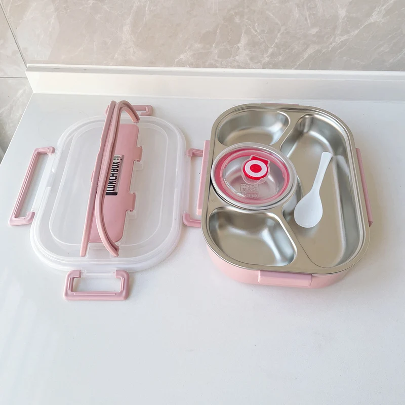 Dichtschließende Mehrfach-Fach Lunchbox