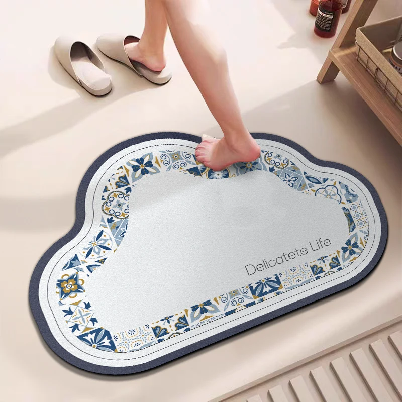 Stylische Badezimmerbereichmatte
