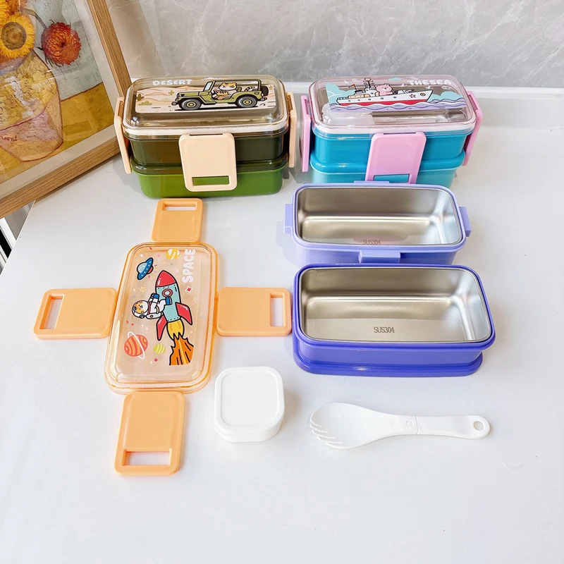 Raumfahrt-Themen Multi-Abteil Bento Lunchbox