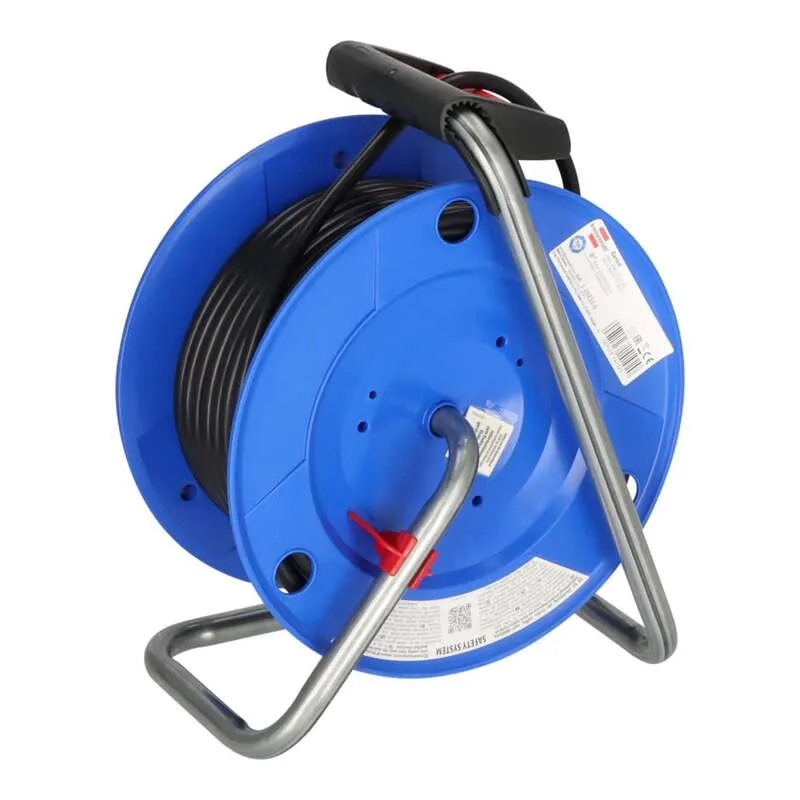 B-Ware Brennenstuhl Kabeltrommel Garant 40m 4-fach Steckdose 290mm schwarz Kunststoff