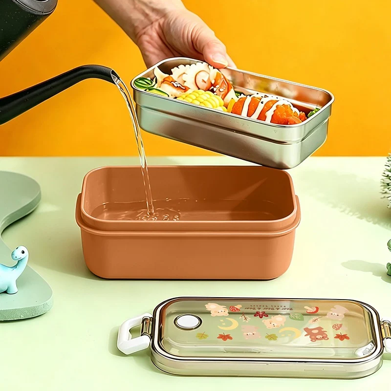 Dinosaur-Themen Mehrfach-Fächer Lunchbox