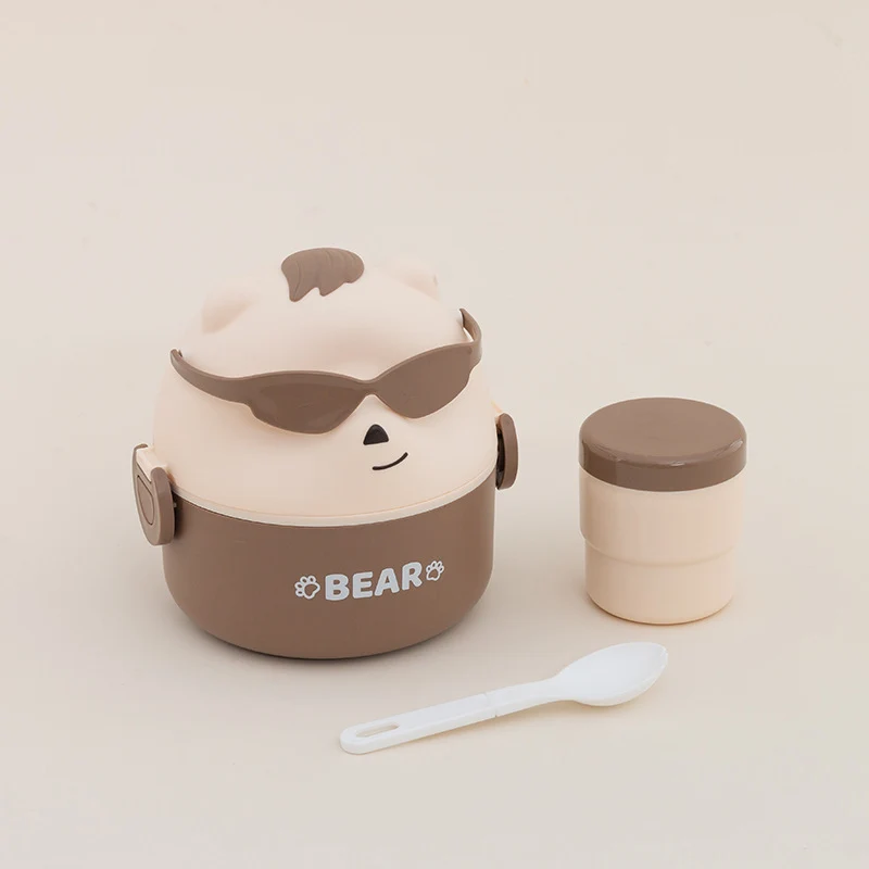 Süßer Bären Themen Tragbarer Snackbehälter