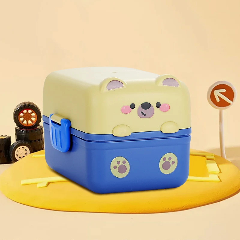 Niedlicher Tier-Themen Bento Mittagessen Behälter