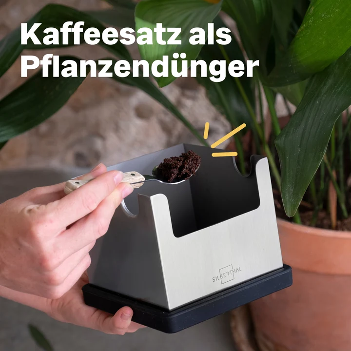 B-Ware SILBERTHAL Abklopfbehälter Knockbox Abklopfer Kaffeesatz Tamper Edelstahl537