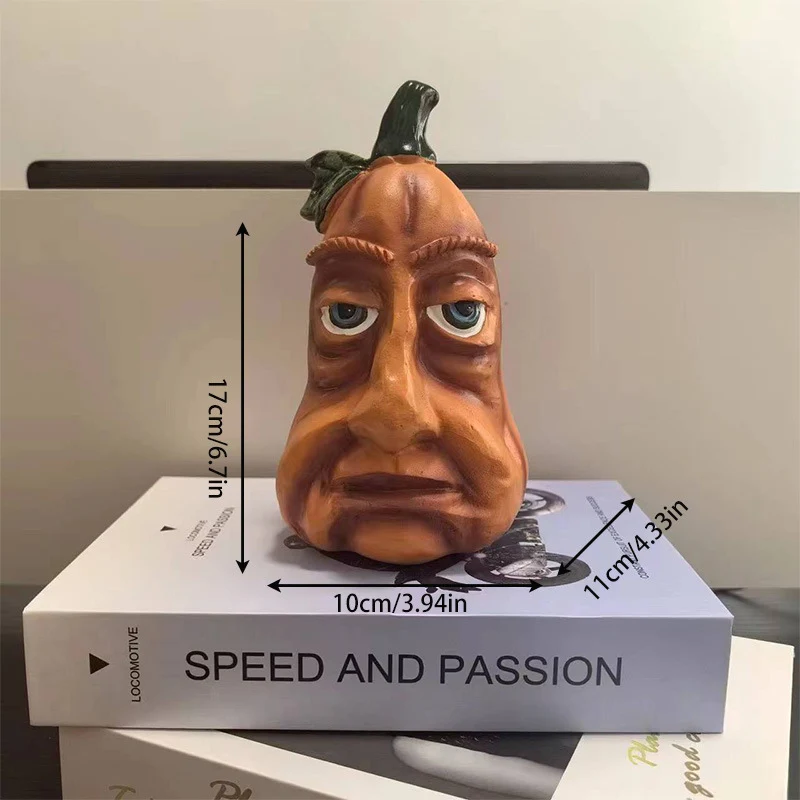Lustige Kürbisfigur Karnz