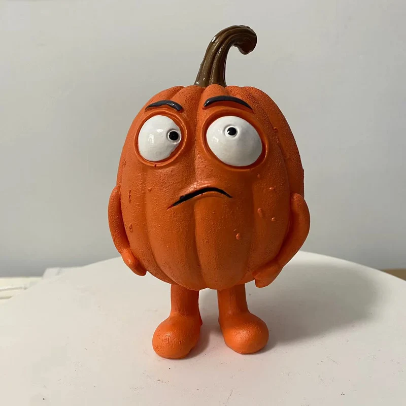 Lustige Halloween Kürbisfigur Karnz
