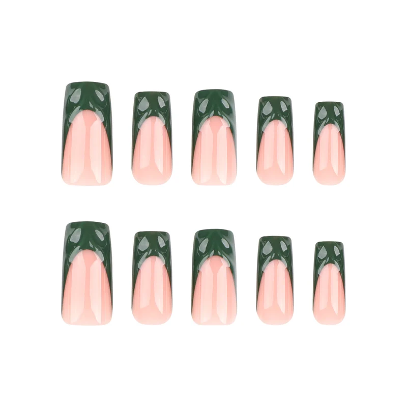 Kunstvolle Nagelverlängerungen mit botanischem Design Karnz