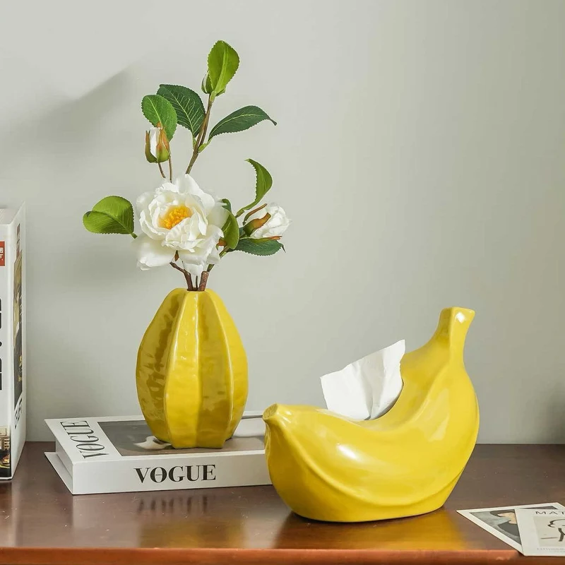 Dekorative Keramik Vase Karnz
