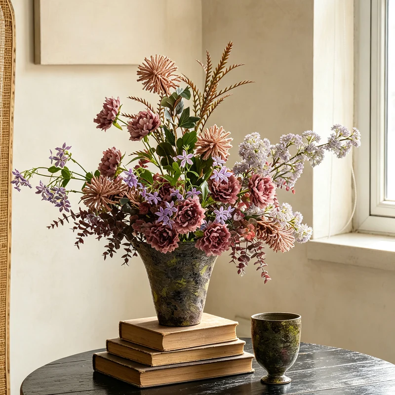 Kunstvolle Keramikblumenvase Karnz