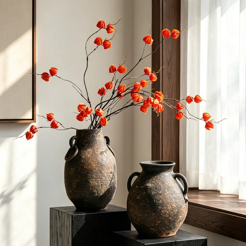 Keramische Blumenvase Karnz