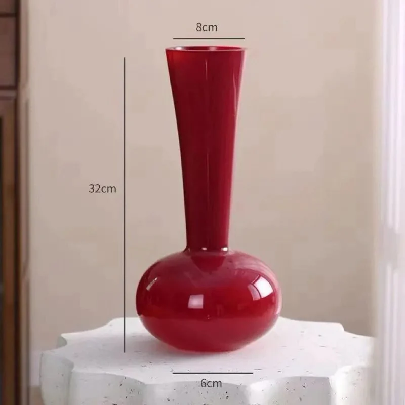 Hochwertige Glasvase mit schlankem Design Karnz