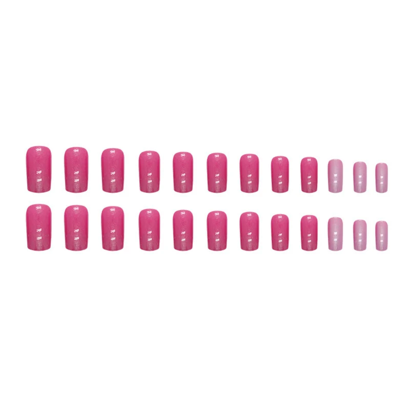 Stylische quadratische Nagelverlängerungen Karnz