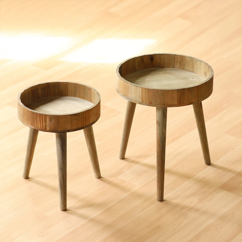 Moderner Beistelltisch aus Holz Karnz