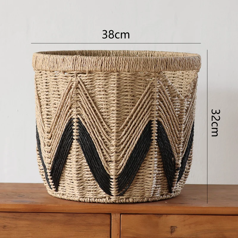 Henkeltasche aus geflochtenem Naturmaterial Karnz