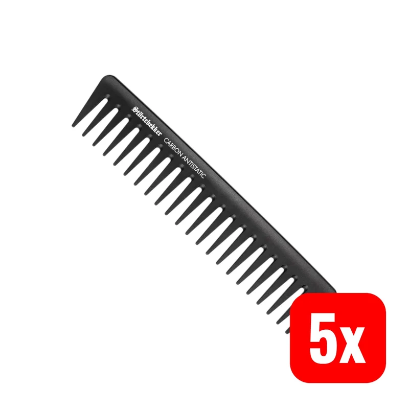 B-Ware Störtebekker Premium Styling Kamm Herren Frisierkamm Bartkamm 5 STÜCK