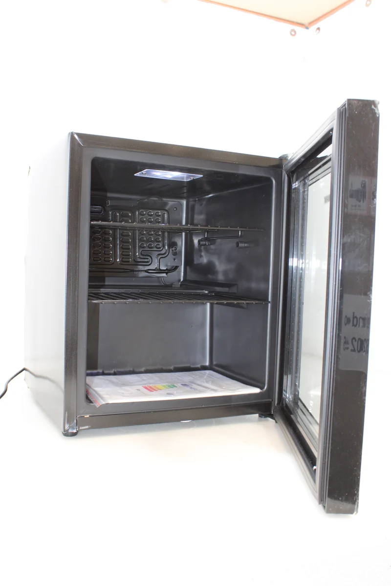 B-Ware Bomann Glaskühlschrank Getränkekühler Kühlschrank 46 l Schwarz SIEHE TEXT/FOTO