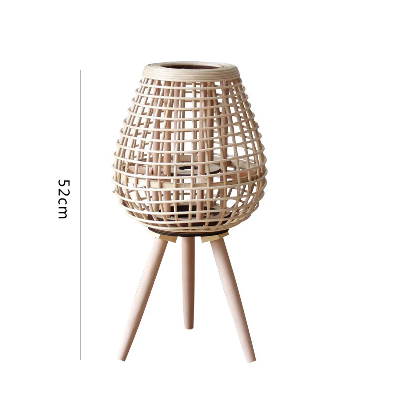 Dekorative Rattan-Laterne Karnz
