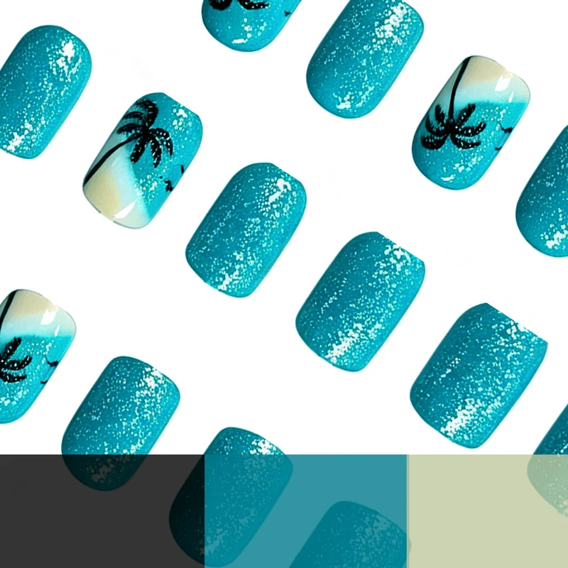 Karibisch inspiriertes Nagelkunst Karnz