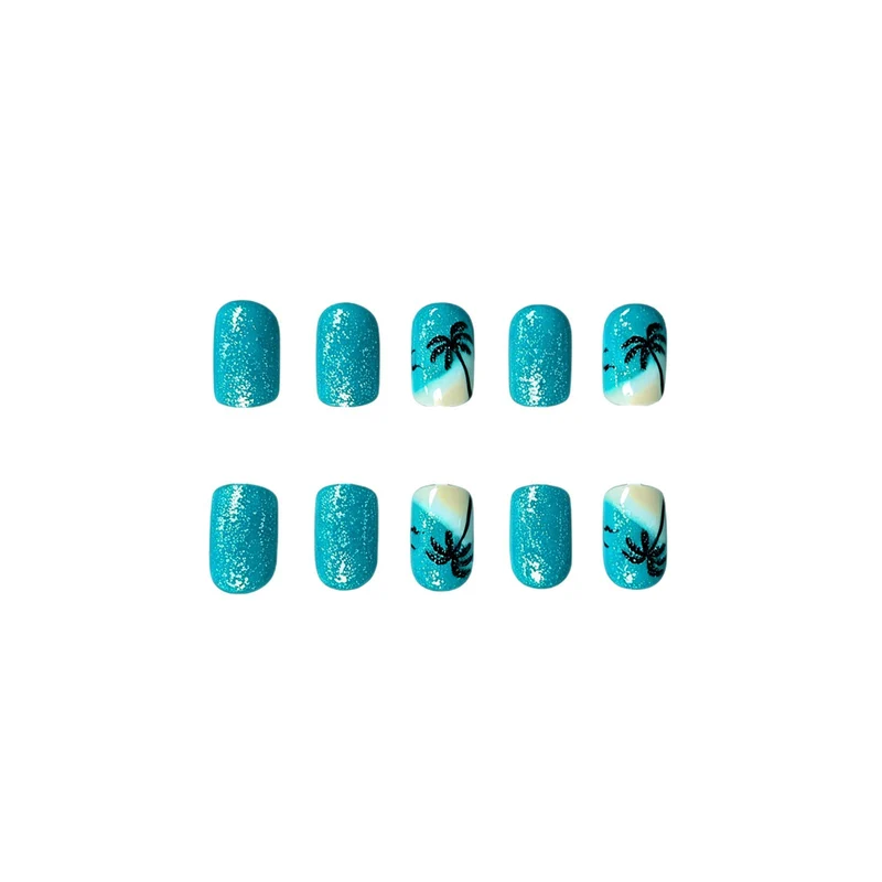 Karibisch inspiriertes Nagelkunst Karnz