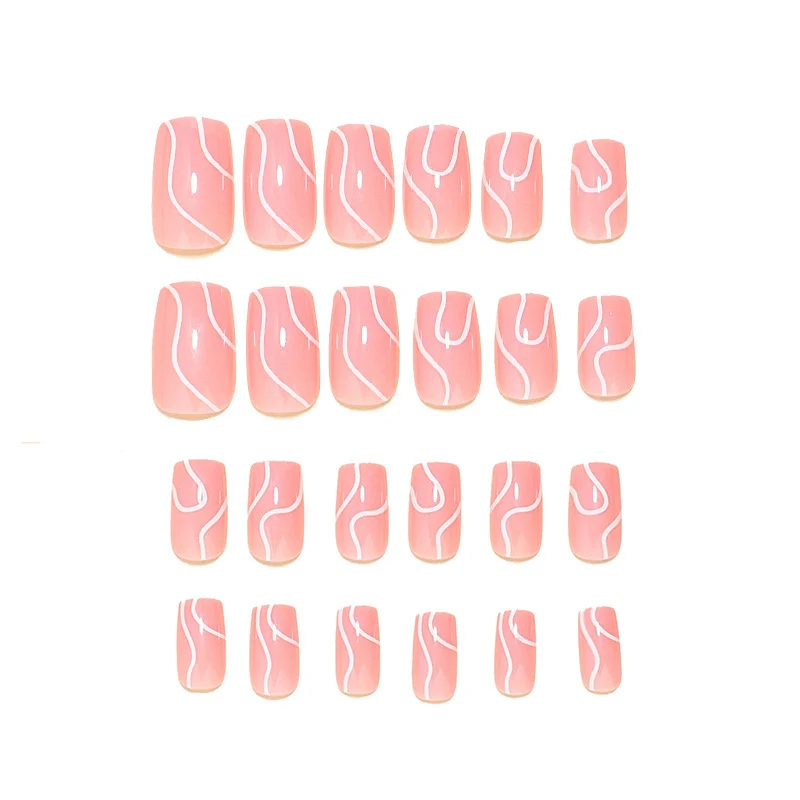 Künstlerisches Wellendesign Nagelkunst Karnz