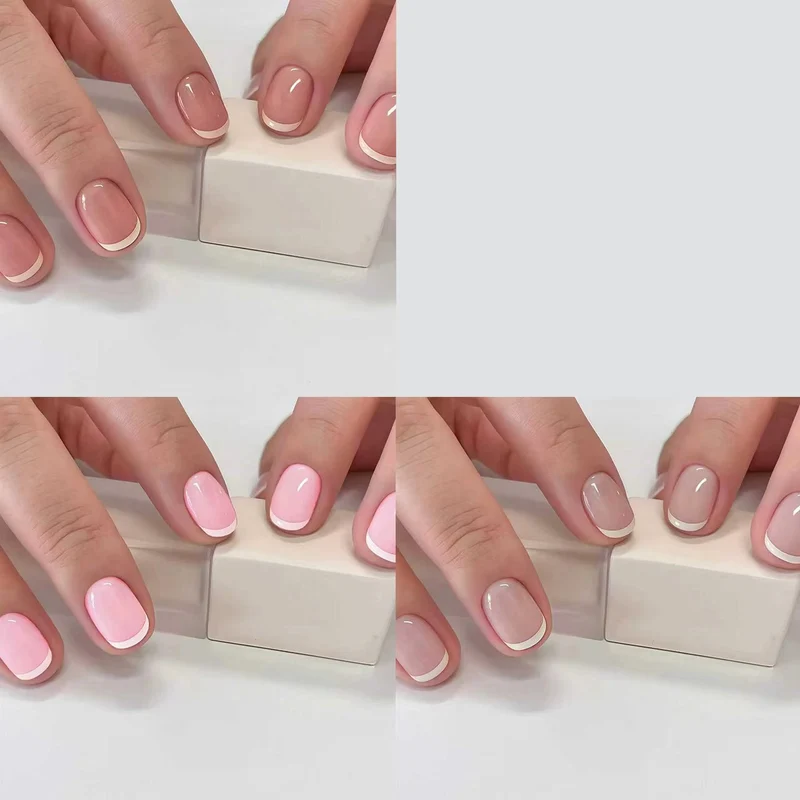 Professionelles French Tip Nagelset Karnz
