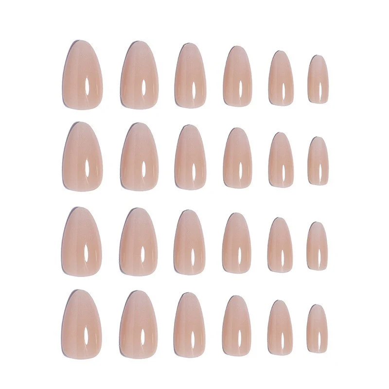 Natürliche Glossy Press-On Nail Tips Karnz