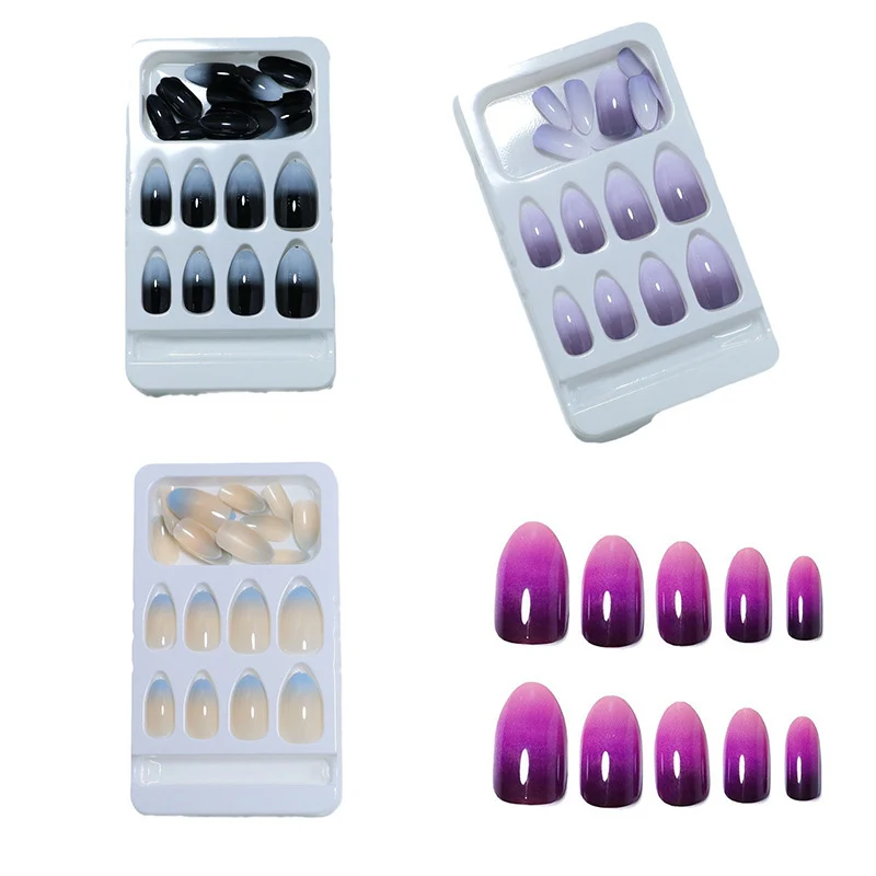 Natürliche Glossy Press-On Nail Tips Karnz