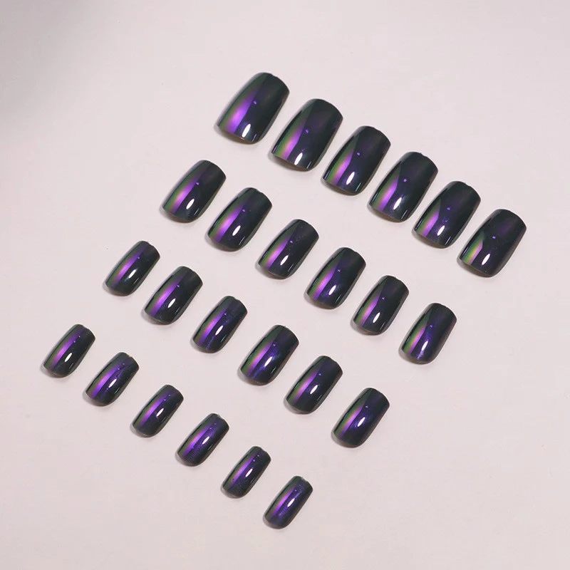 Natürliche French Tip Press-On Nägel Karnz