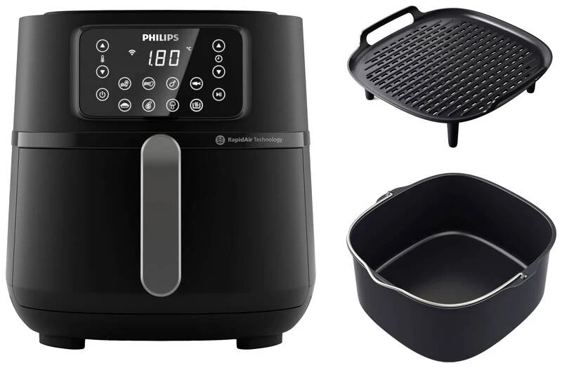 D-Ware Philips HD9285/93 Heißluft-Fritteuse 2000 W App Antihaftbeschichtung DEFEKTWARE