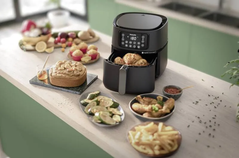 D-Ware Philips HD9285/93 Heißluft-Fritteuse 2000 W App Antihaftbeschichtung DEFEKTWARE