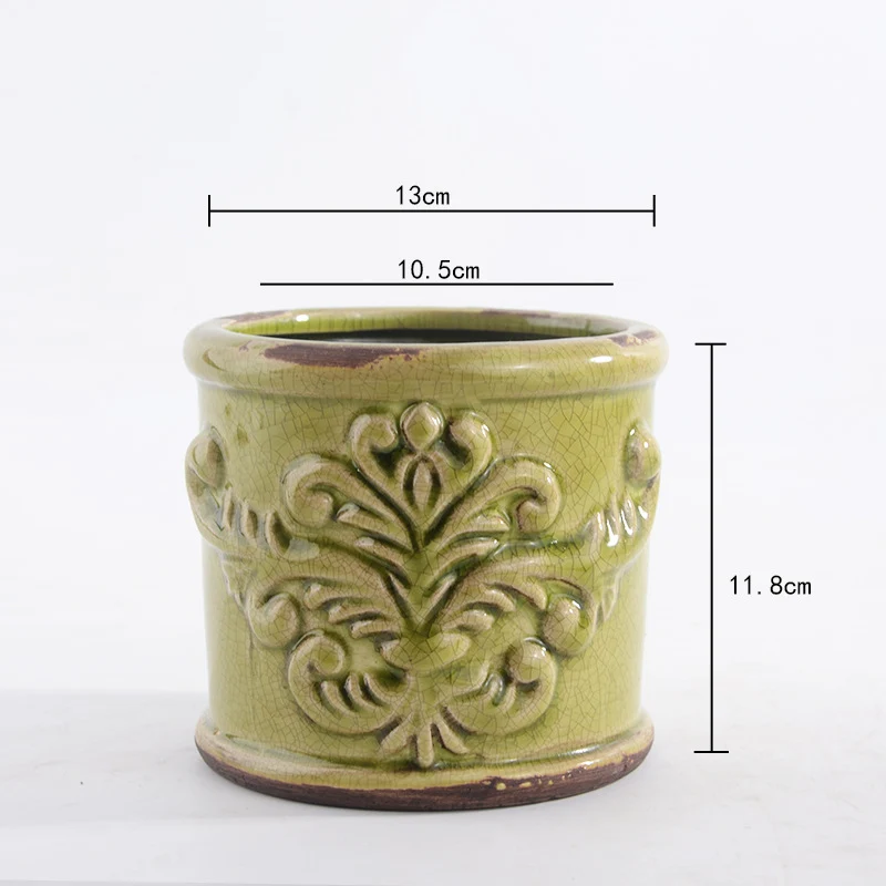 Eleganter Keramik Blumentopf Karnz