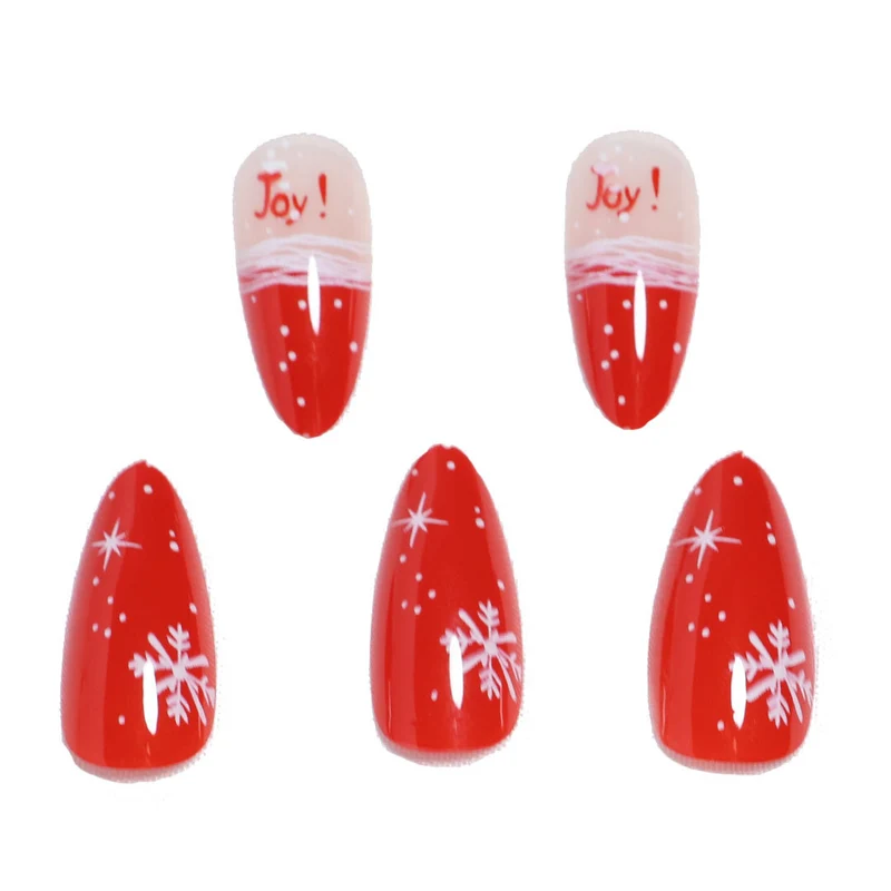 Festlich inspiriertes Press-On Nagelkunst Set Karnz