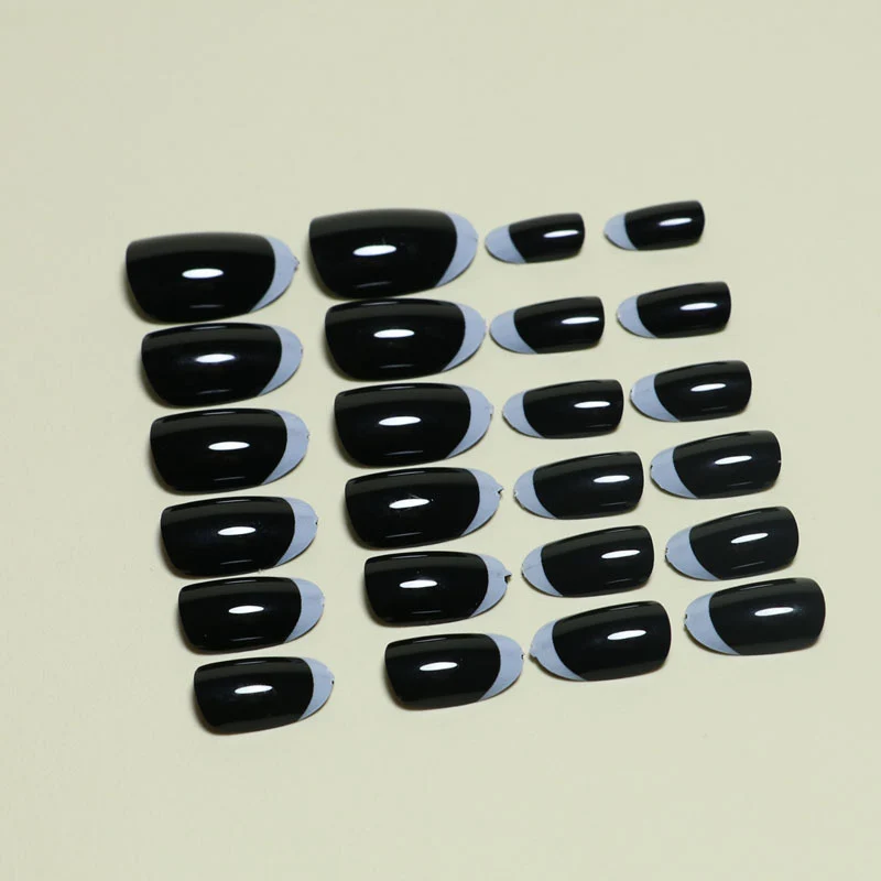 Elegantes French Tip Press-On Nail Set Karnz
