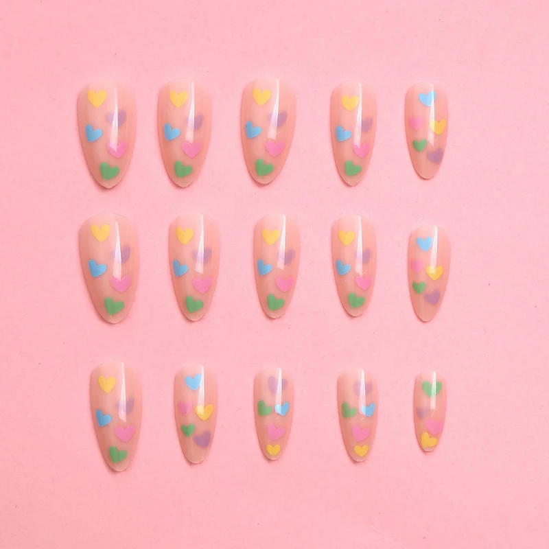 DIY dekorative Press-On Nagelset Karnz