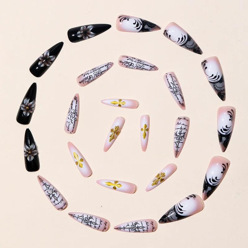 Premium Stiletto Nagelkunst Verlängerungen Karnz