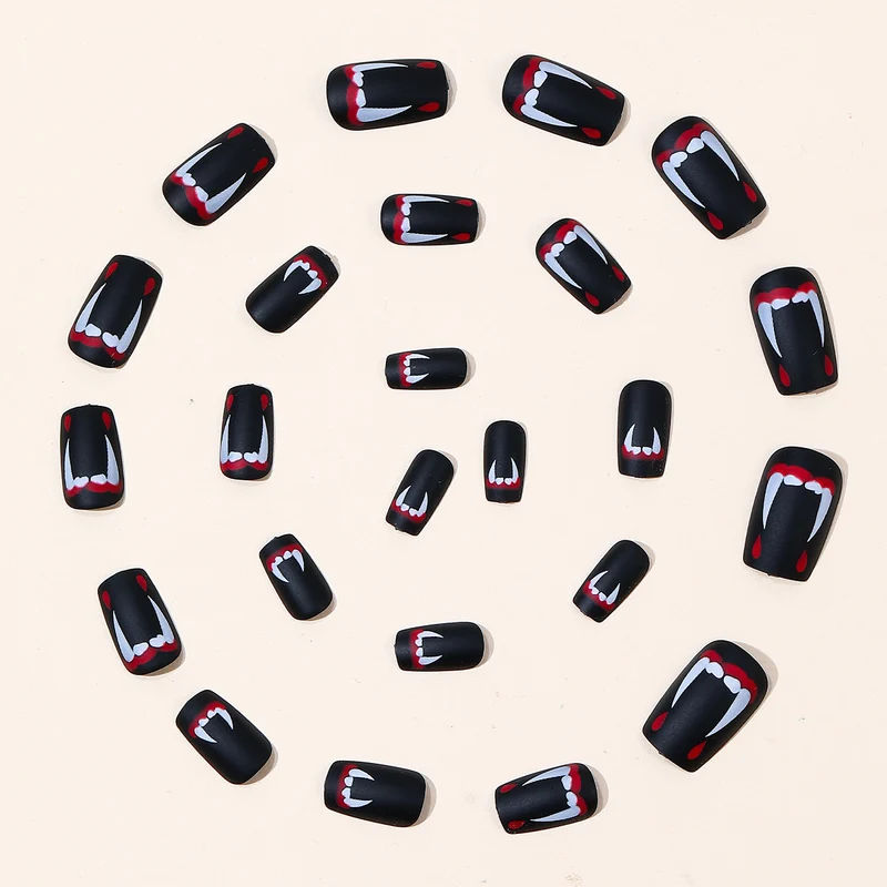 Vampir-Themen Acryl Nagelkunst Set Karnz
