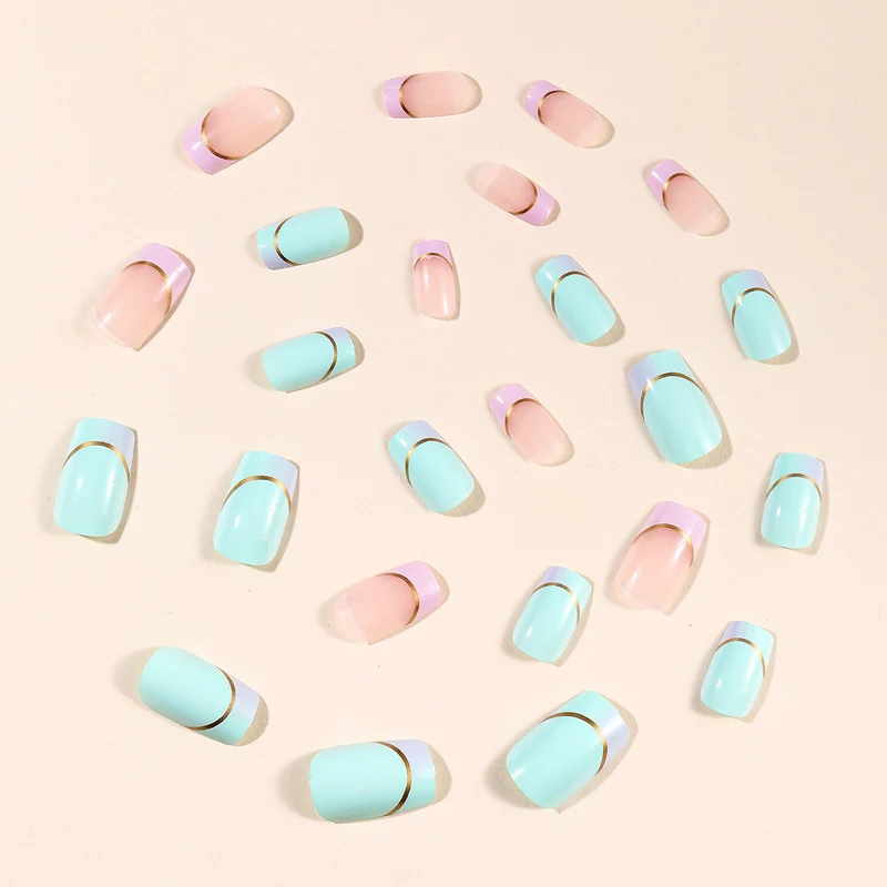 French Tip Acryl Nagelkunst Design Karnz