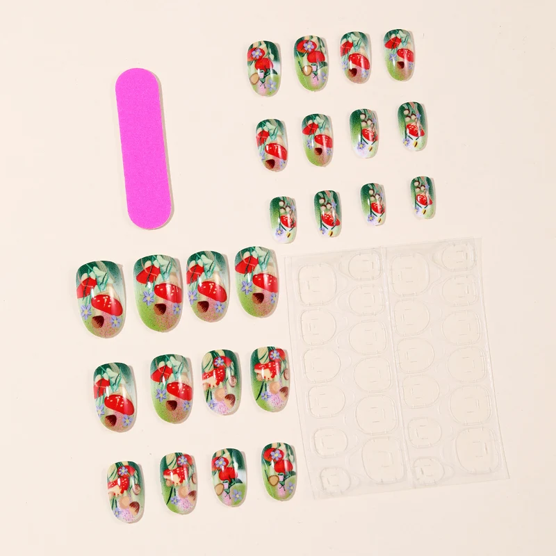 Florale Garten 3D Nail Art Extensions Karnz