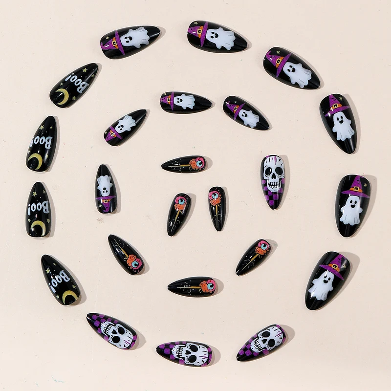 Gothic Halloween Nagelkunst Set Karnz