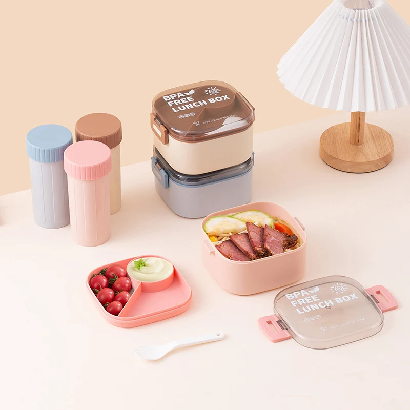BPA-freie Mehrfächer-Lunchbox