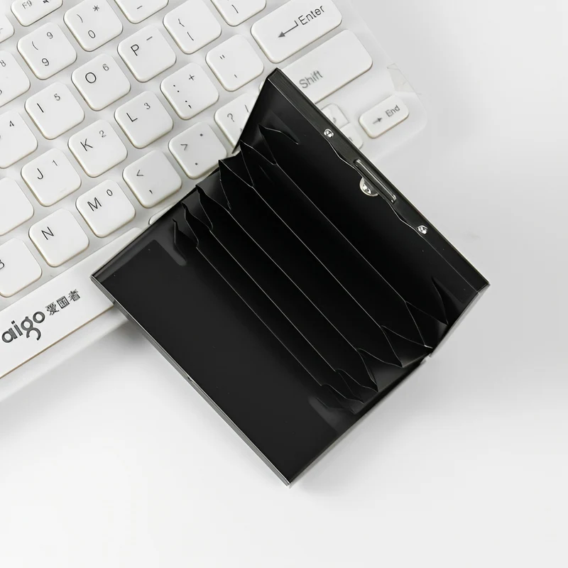 Premium Slim Aluminium Visitenkartenhalter