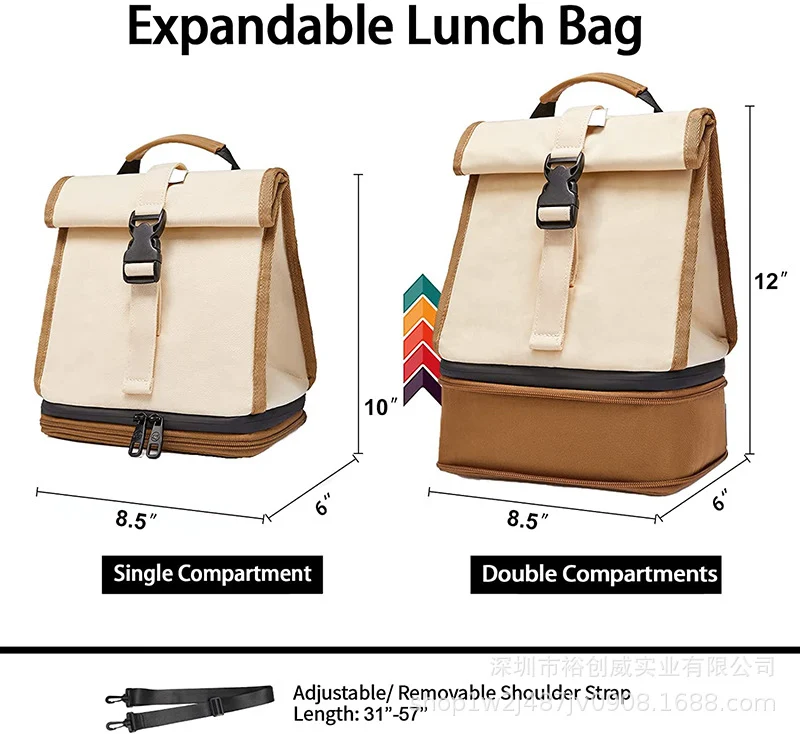 Isolierte Lunch-Kühltasche Rucksack Karnz