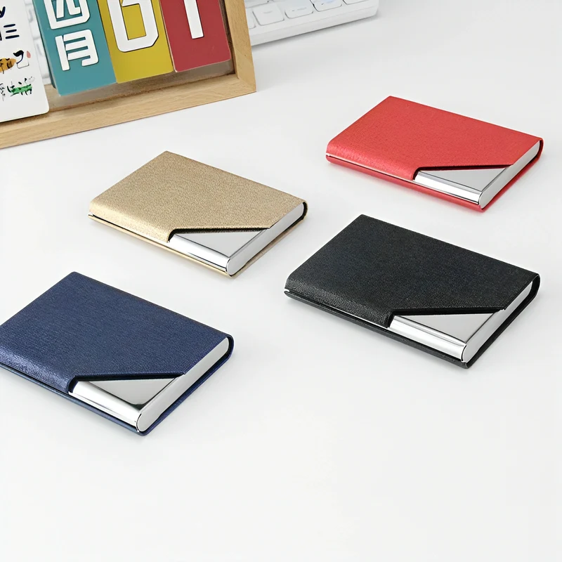 Premium Elegantes RFID-blockierendes Visitenkartenetui