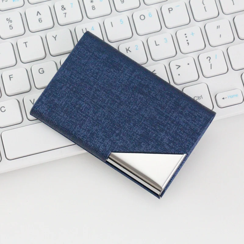 Premium Elegantes RFID-blockierendes Visitenkartenetui