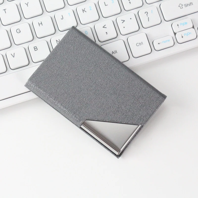 Premium Elegantes RFID-blockierendes Visitenkartenetui