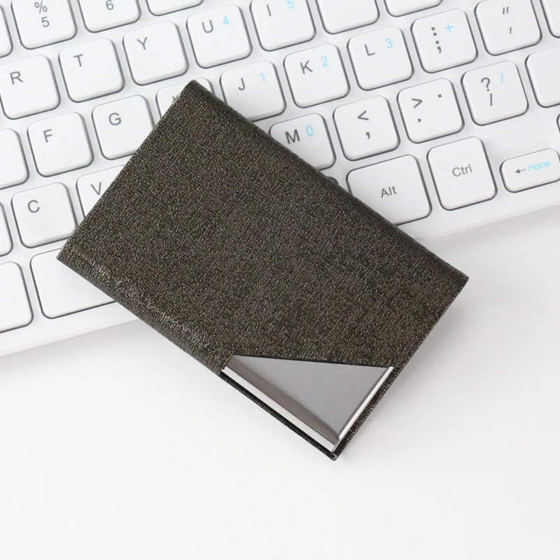 Premium Elegantes RFID-blockierendes Visitenkartenetui