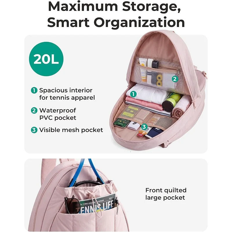 Stylischer Tennis-Rucksack Karnz