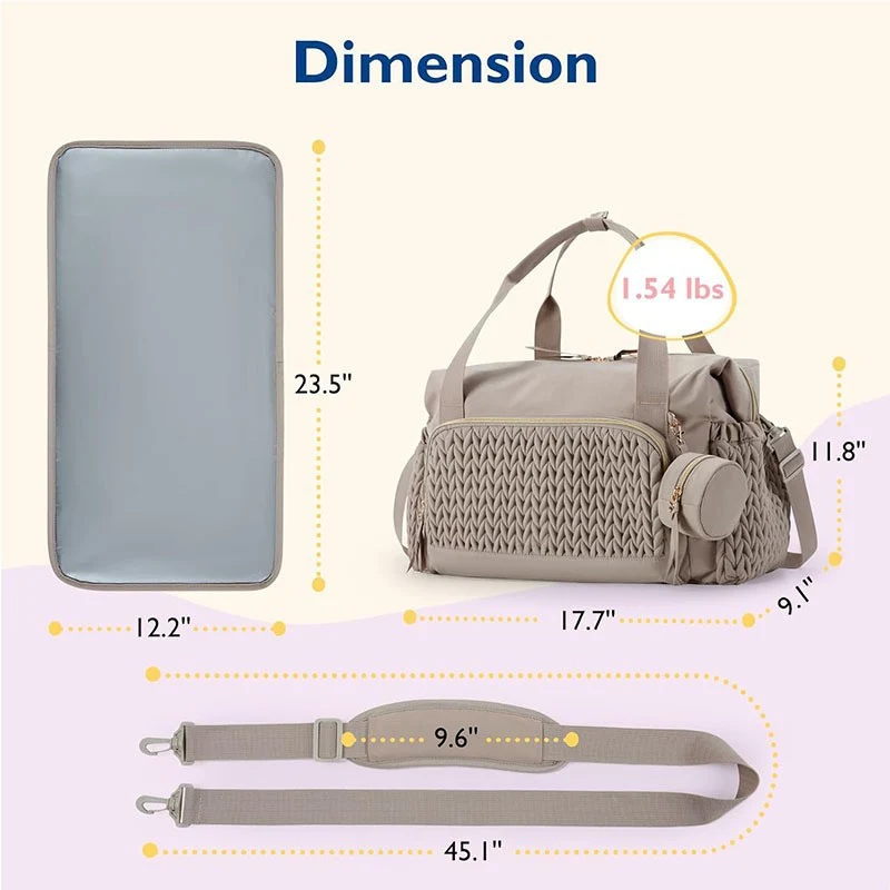 Multi-Funktionaler Chic Reise-Duffel-Bag Karnz
