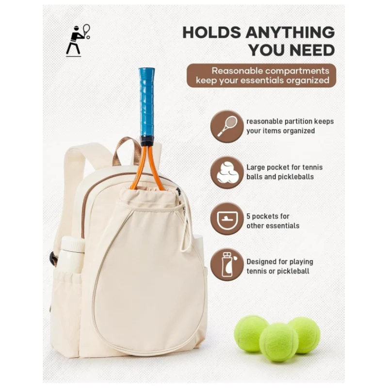 Tennis-Schläger Tragetasche Rucksack Karnz