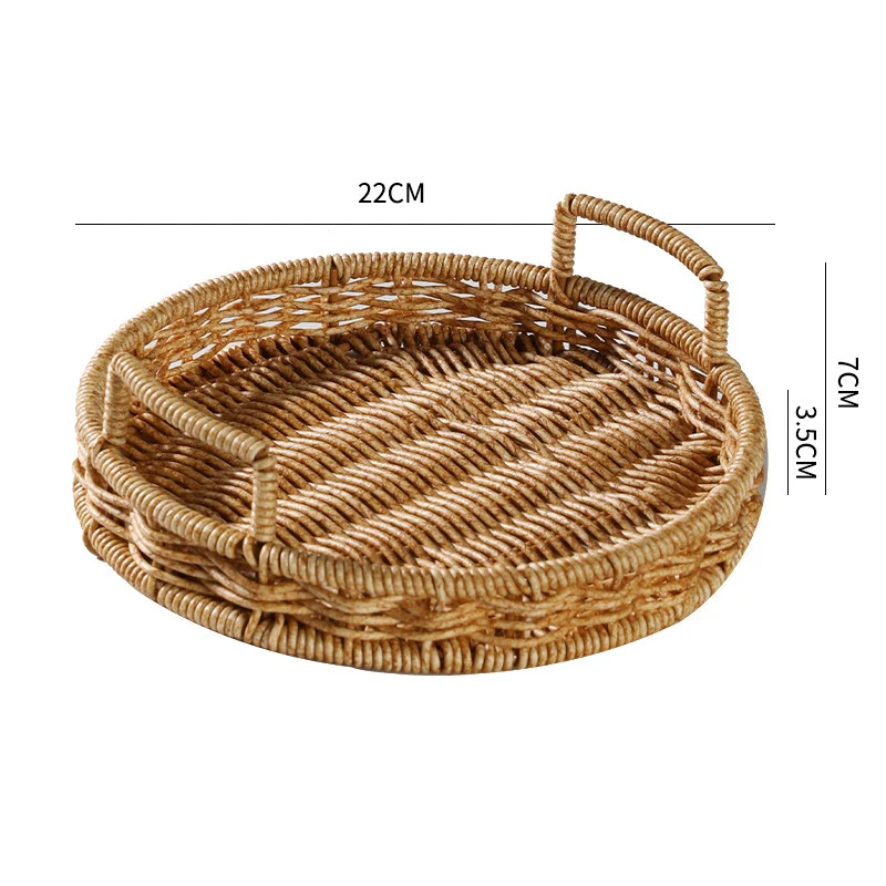 Handgefertigter Rattan Aufbewahrungskorb Karnz